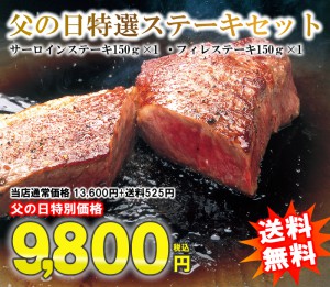 神戸牛ステーキセット
